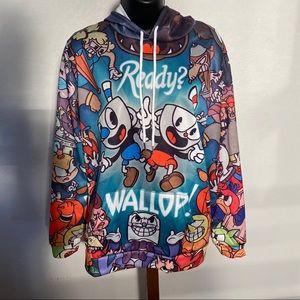 Cartoon graphic hoodie. - 615